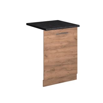 Vicco Panel Frontal Del Lavavajillas Fame-line, Roble Dorado, 60 Cm, Et Antracita Vicco