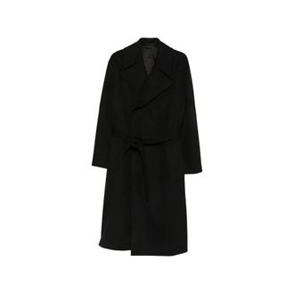 Caruso Hombre, Abrigos, Negro, Talla: S