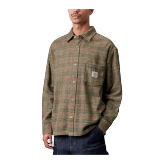 Carhartt Work in Progress Hombre, Camisas, Marr&oacute;n, Talla: M