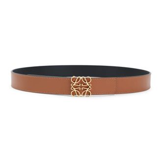 Loewe Belts, male, Brown, Size: 100 CM Reversible Anagram Belt