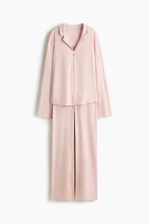 H&M Pyjama aus Modalmix - Helles Mattrosa