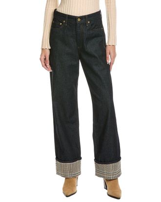 Rag & Bone Rag & Bone Shea High-Rise Ankle Twilight Rinse Combo Relaxed Straight Jean