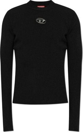 Diesel Sweater K-Zackary - Heren - Ronde hals truien - Zwart - S - Truien & Vesten