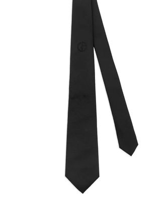 Giorgio Armani detailed tie - Black