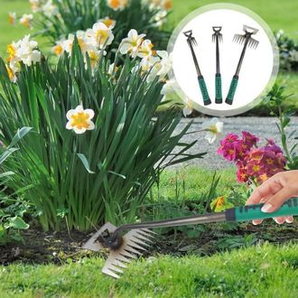 OEM Juego De 3 Herramientas Nuevas Para Desherbar, De Acero Al Manganeso Duradero, Herramienta Manual Multifuncional Para Desherbar Patios Y Jardines (5, 