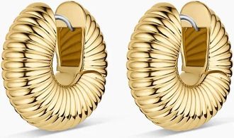 Gorjana Womens Cress Huggies In Gold