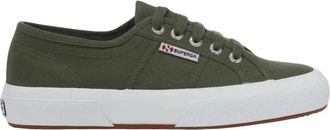 Superga Groene Canvas Sneaker voor Kinderen - Dames - Sneakers - Groen - 36 EU - Schoenen