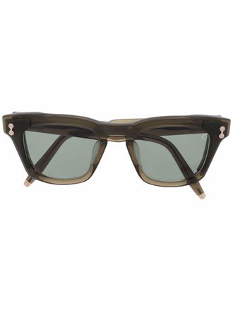 Akoni Ara wayfarer-frame sunglasses - women - Acetate - One Size - Green