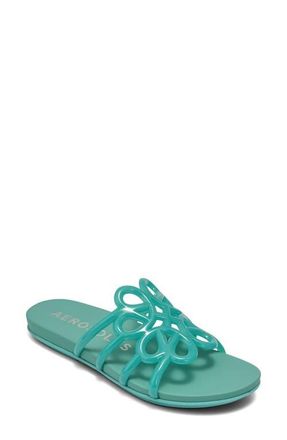 Aerosoles Frida Slide Sandal in Ice Green Translucent Tpu at Nordstrom, Size 8.5