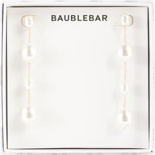 BaubleBar Pearl It Up Linear Drop Earrings at Nordstrom Rack
