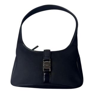 Ferragamo Pre-owned Handbag - Dames - Pre-owned - Zwart - Maat: ONE Size Nylon