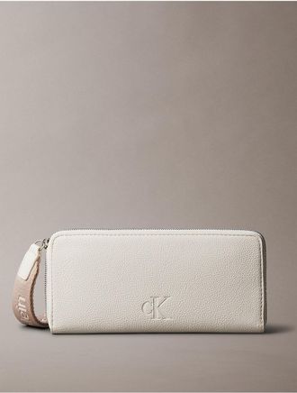 Calvin Klein Jeans Calvin Klein Womens All Day Zip Wristlet Wallet - White - OS