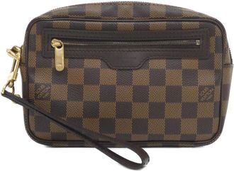Louis Vuitton Damier Canvas Ebene Damier Canvas Pochette (Pre-Owned)