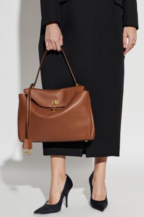 Balenciaga Rodeo Medium Handbag, Womens, Brown