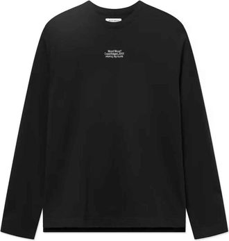 Wood Wood Long Sleeve Tops - Heren - Longsleeves - Zwart - M - Tops