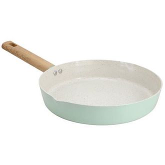 Gibson Home Marbleton Ceramic Nonstick Alumium 9.5 Inch Frying Pan in Green at Nordstrom