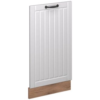 Vicco Panel Frontal Del Lavavajillas Fame-line, Blanco Casa De Campo, 45 Cm Sin Encimera, Vicco