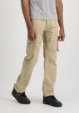 Alpha Industries Cargohose ALPHA INDUSTRIES Jet Pant, Herren, Gr. 34, Normalgr&ouml;ssen, weiss (bone wei&szlig;), Obermaterial: 100% Baumwolle; Futter: 100% Baumwolle, Hosen Car