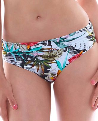 Fantasie Mid-Rise Gathered Brief Bikini Bottom In Wakaya