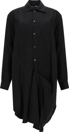 J.W.Anderson Jw Anderson Tuxedo Drape Midi Dress