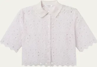 Frame Denim The Paisley Eyelet Shirt