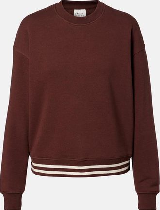 The Upside Striped cotton jersey sweatshirt