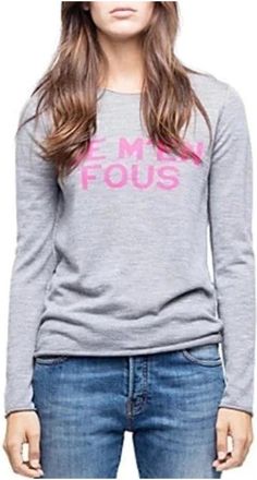 Zadig&Voltaire Donna, Top, Grigio, S, new