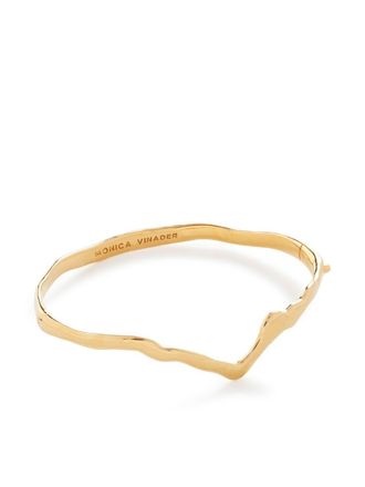 Monica Vinader Bracciale rigido Wishbone - Oro