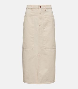 Isabel Marant Secia Cotton Cady Midi Skirt from $382.00 - on