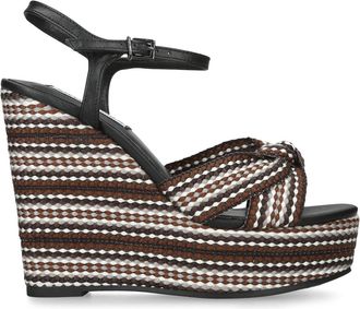 Steve Madden Womens Leather Aztec Black Heels - Size UK 7