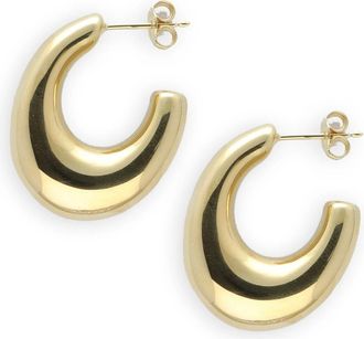 Lott. Gioielli Lott. Gioielli, Accessoires, Dames, Geel, ONE Size, Klassieke Creole Deluxe Oorbellen Goud