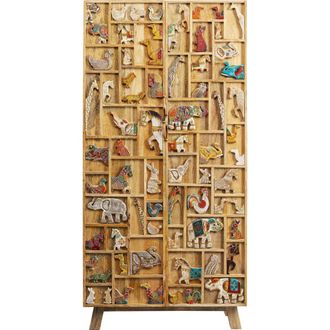 Kare Design Armario zoo de madera 81x159cm
