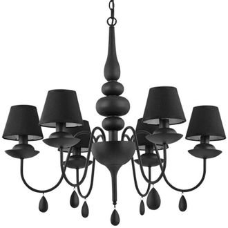 Ideal Lux Lampada a sospensione blanche SP6 nero
