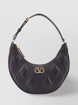 Valentino Garavani quilted leather shoulder bag vlogo detail