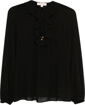 Michael Michael Kors Blusa con ruches - Nero