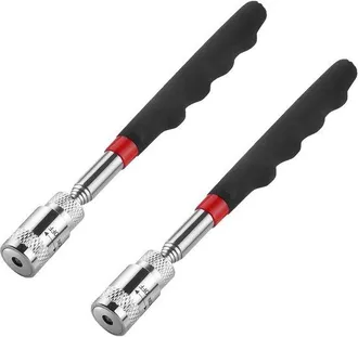 OEM Set Di 2 Microfoni Led Magnetici, Asta Per Microfono Telescopica, Torcia Telescopica Magnetica, Gadget Unico E Fantastico