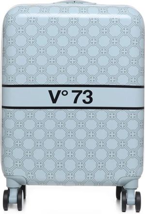 V&deg; 73 Aqua Semi-Rigid Trolley Koffer met 360&deg; Wielen - unisex - Handbagage koffer - Blauw - ONE Size - Koffers