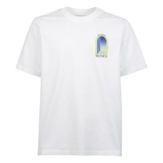 Casablanca T-Shirts, male, White, Size: 2XL Arches Classic Tee