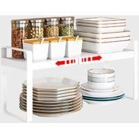 OEM Estante Telesc&oacute;pico Extensible Crezuo Para Armario, Especiero Y Organizador De Cocina