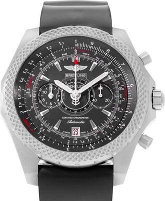 Breitling Pre-owned Breitling Bentley Supersports Chronograph Automatic Chronometer Black Dial Mens Watch E27365