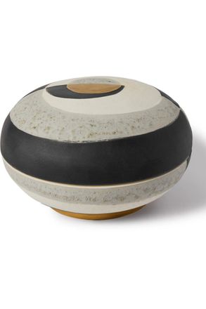 L'OBJET Large Cubisme Colour-Block Earthenware Box