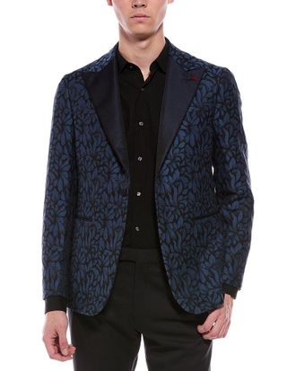 Isaia Wool & Silk-Blend Jacket