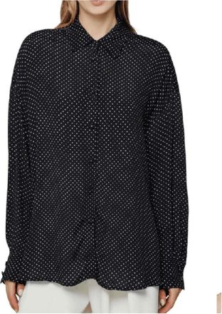 Mar De Margaritas Dames, Blouses & Shirts, Zwart, Maat: XL Viscose