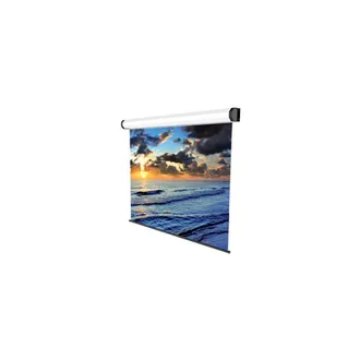 OEM Sopar Schermo Motorizzato El Professional Rn 250x190 4:3 Tela Bianca Retro Nero