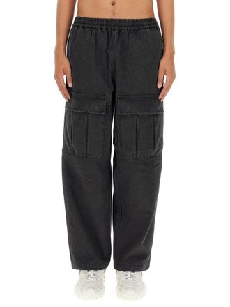 Acne Studios Casual Cotton Trousers - Black