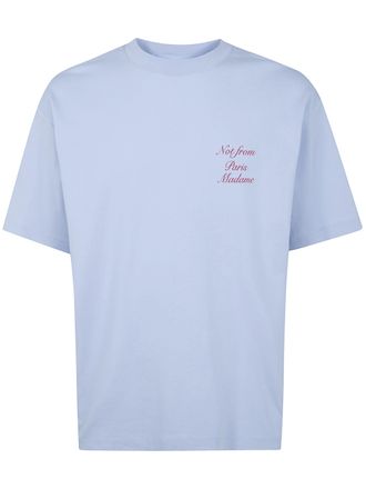 Dr&ocirc;le de Monsieur Slogan Calligraphy T-Shirt