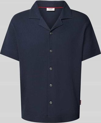 Joop JOOP! Jeans Regular Fit Freizeithemd mit Resortkragen Modell Esdras in Marine, Gr&ouml;&szlig;e XL