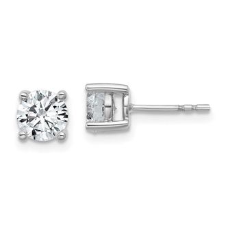 Diamond2Deal 14k Gold 1 1/2 ctw Lab Grown Diamond Stud Earrings
