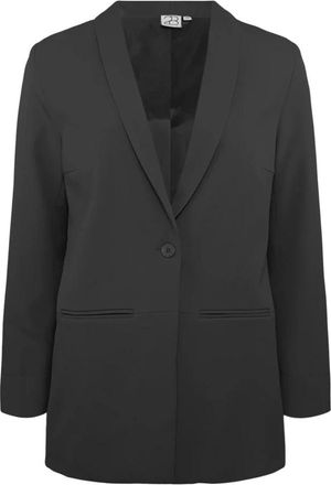 2-Biz Klassieke Zwarte Blazer Ona - Dames - Blazers - Zwart - M - Polyester - Jassen