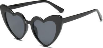 Generic Retro Heart Shaped Frame Sunglasses for Men and For Women, Outdoor Holiday Party Glasses (Color : A, Size : Medium) 2026